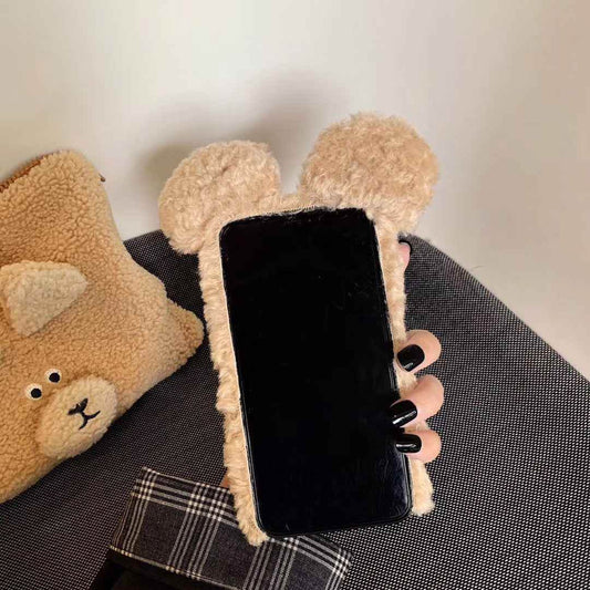 Plush cute mobile phone case 1704429944923 Print Material