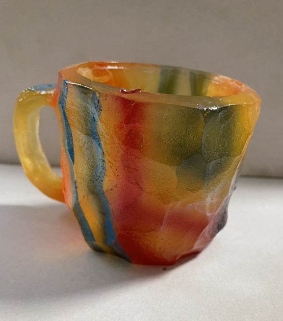 Volcano Red 10cm High No inner liner 400ml Resin Mineral Crystal Coffee Mugs With Handles Elegant Fake Mineral Crystal Cup For Workplace Home Decor Christmas Gift Kitchen Gadgets 2d3a0510-872b-4bc6-8a7c-df8581d4a272 Print Material