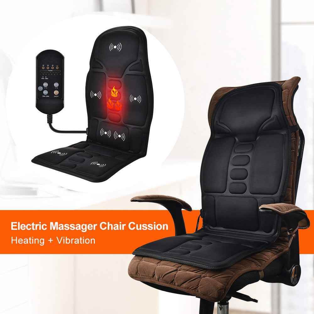 Car Electric Heated Massage Seat Cushion Pain Neck Waist Relaxation Vibration Massager Pad Car Office Full Body Massage Seat 053b1216-ad88-41bd-94cc-3bdb1783b578 Print Material