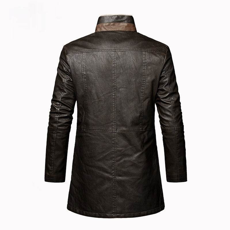 Men's Leather Extended Plus Size Men's PU Leather Coat 059b5071-f3ce-4826-993c-d9e7ae7d7d0e_fine