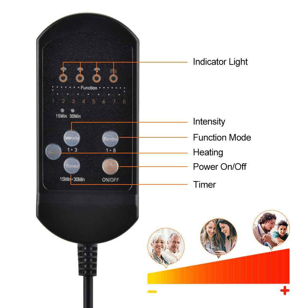 Car Electric Heated Massage Seat Cushion Pain Neck Waist Relaxation Vibration Massager Pad Car Office Full Body Massage Seat 0a0c8ea9-d50b-4664-987d-47b7b2b2e0d4 Print Material
