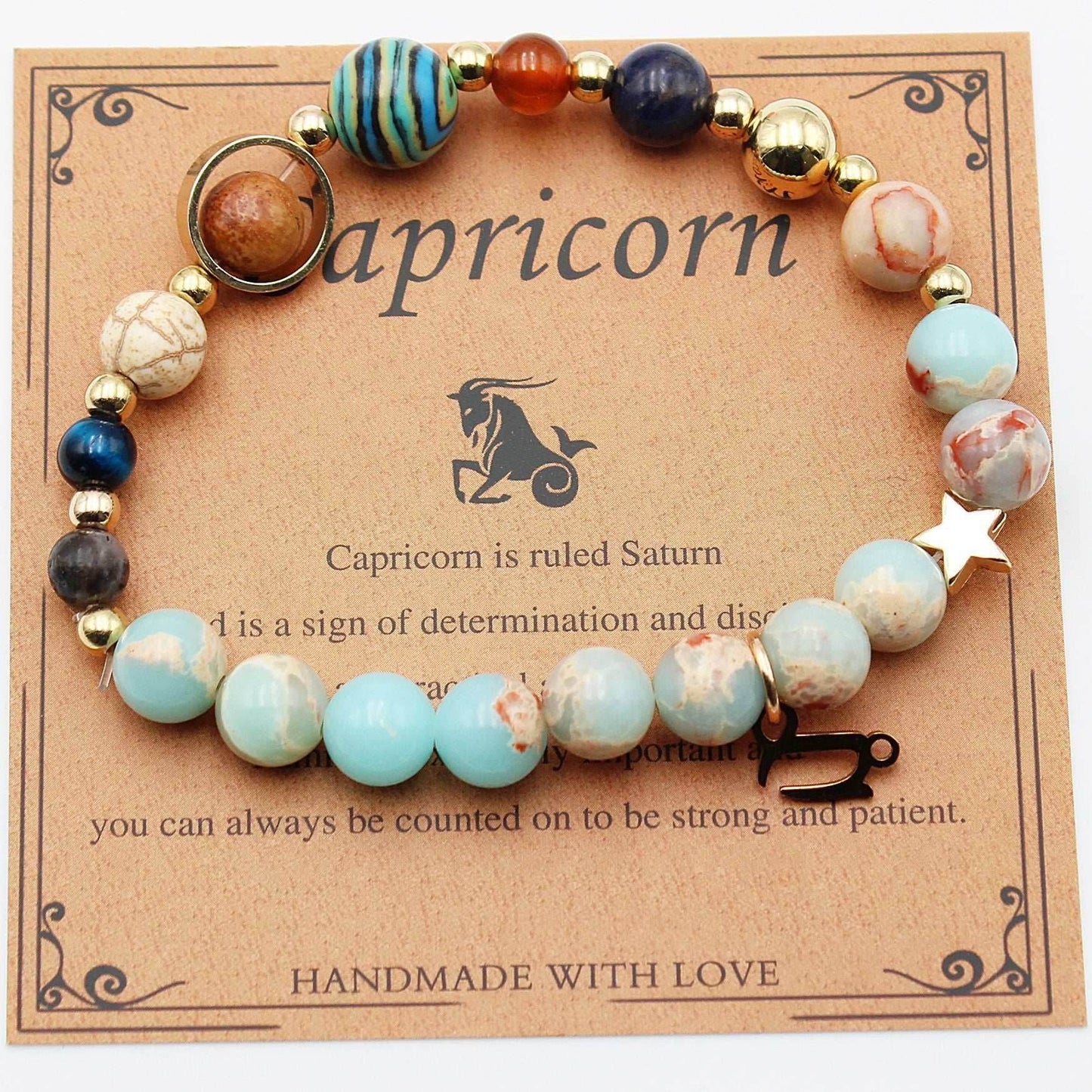 Capricorne Shoushan Stone Twelve Constellations Bracelets Natural Stone Beaded Eight Planets 0f9f9eb8-f0b2-4e3e-86a2-e2b52550403d-_13 Print Material