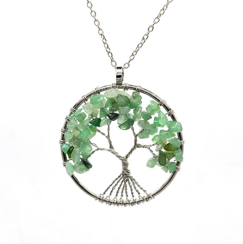 Green Chain Kabala Life Tree necklace 10557144251367