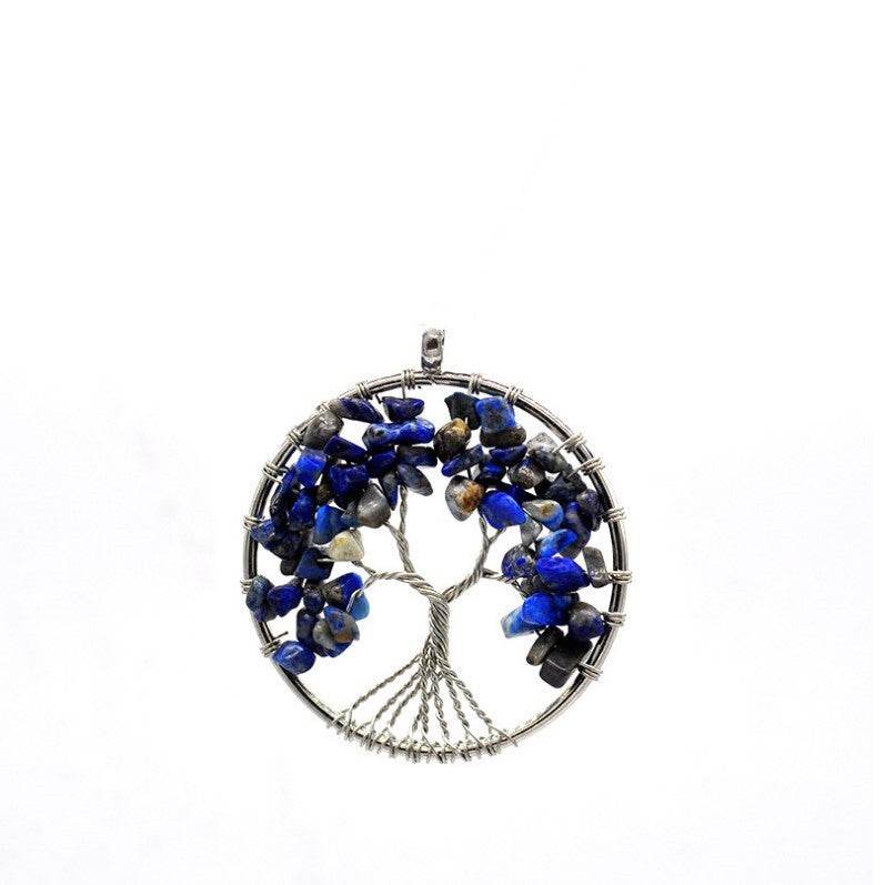 Blue Chain Kabala Life Tree necklace 1300758483456