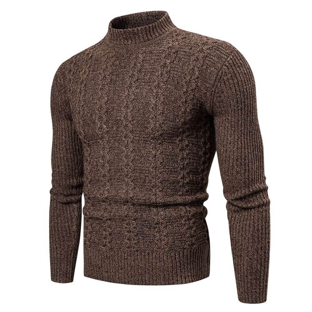 Coffee Loose Casual Sweater Men's Cardigan Hoodie 1316684220291-_2