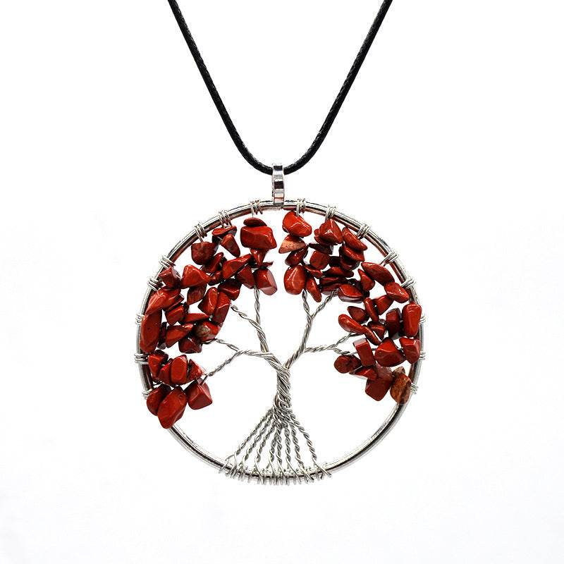 Red Rope Kabala Life Tree necklace 1359591053016
