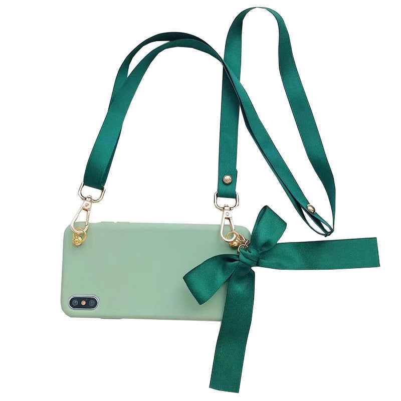 Bowknot strap lanyard phone case 1540479329175 Print Material