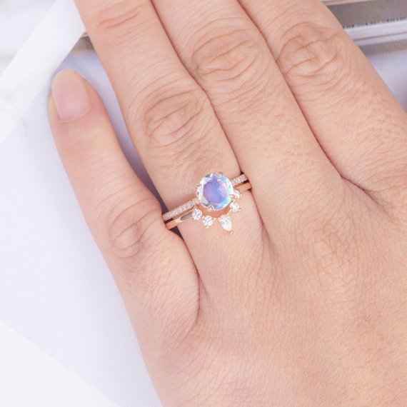 Rose Gold Inlaid Opal Ladies Bracelet 1622511209180 Print Material