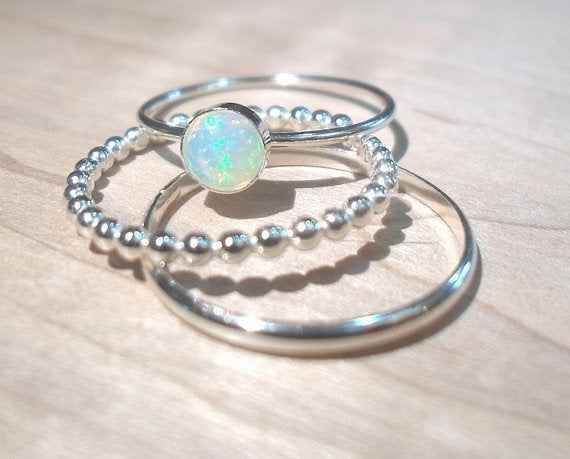 Elegant Three-Piece Gemstone Ring Set – Fashionable &amp; Chic 1622864506926 Print Material