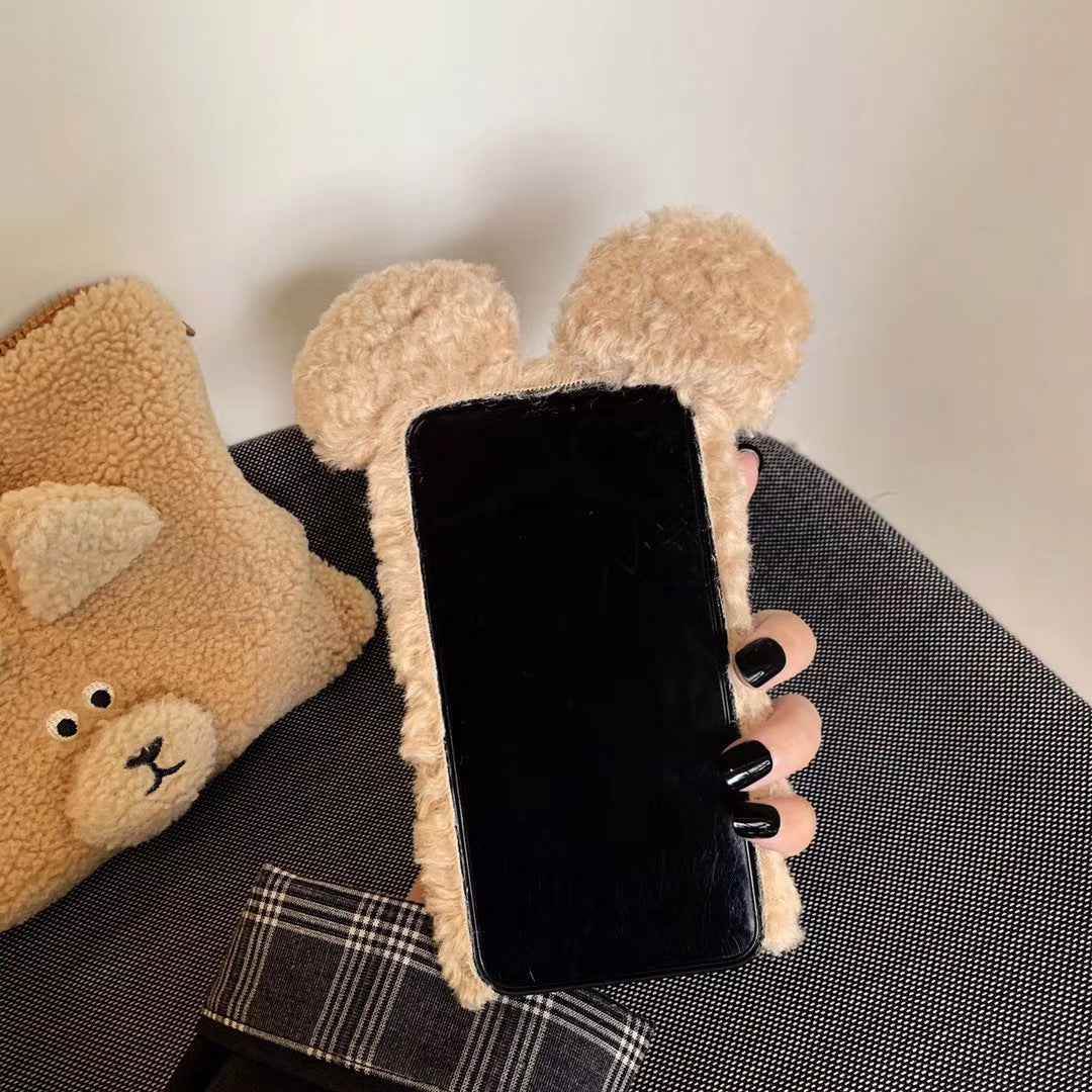 Plush cute mobile phone case 1704429944923 Print Material