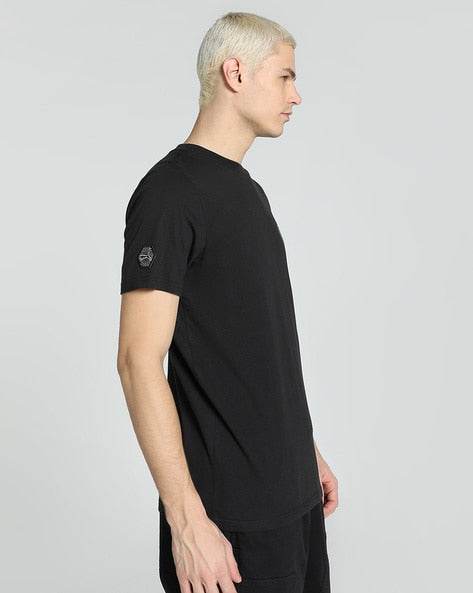 BMW M Motorsport Garage Regular Fit Crew-Neck T-Shirt (Black, M) 1732363280182-57 Mens T-shirts