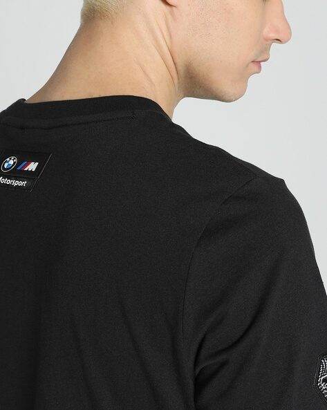 BMW M Motorsport Garage Regular Fit Crew-Neck T-Shirt (Black, M) 1732363388164-57 Mens T-shirts
