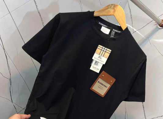Burberry Men's Plan Trending T-Shirts (Black, S) 1733904796657-26 Mens T-shirts