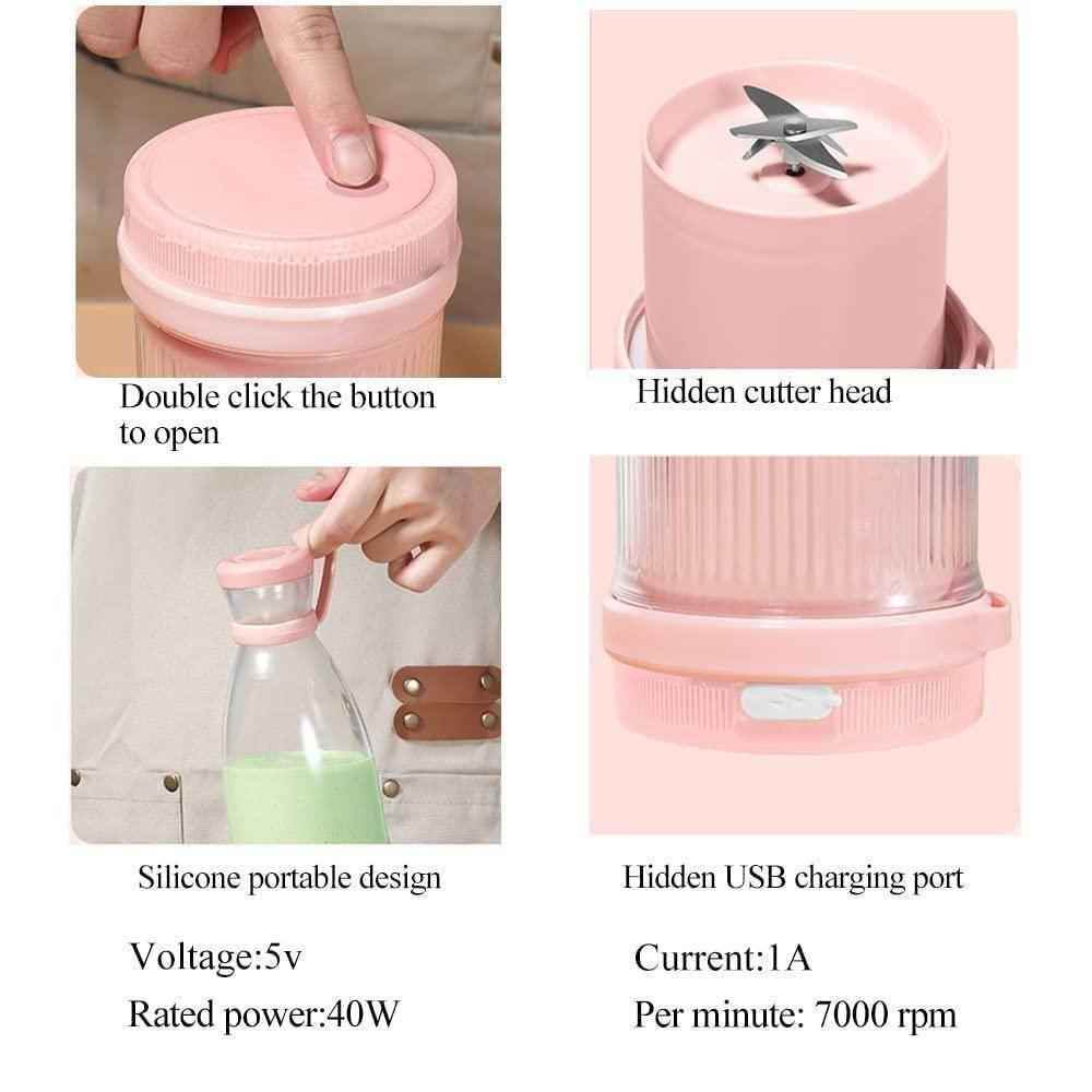Premium Juicer for Smoothies – Portable Design 1735910995215-4 Bulbs