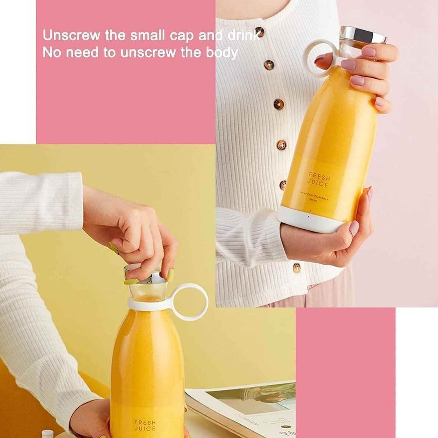 Premium Juicer for Smoothies – Portable Design 1735910995227-6 Bulbs