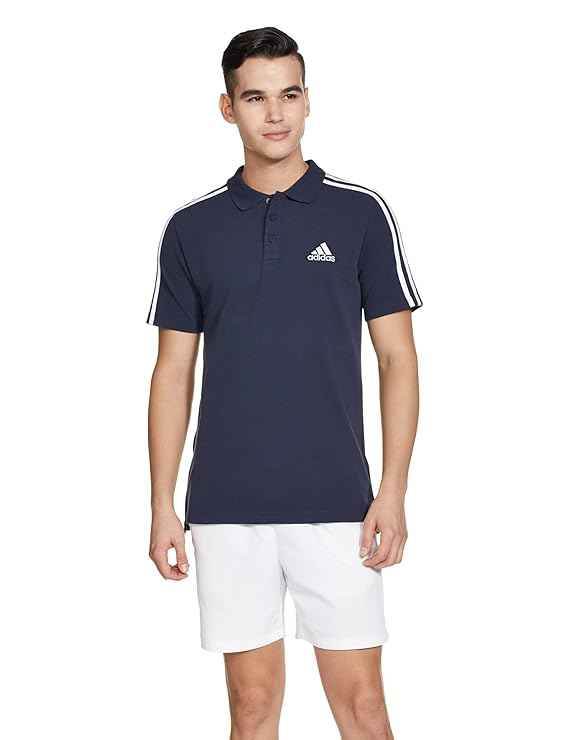 Adidas Men's Regular Fit T-Shirt (Blue, S) 1736253033048-9 Mens T-shirts