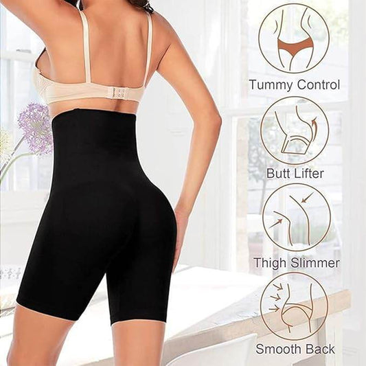 4-in-1 Shaper - Quick Slim Shape Wear Tummy, Back, Thighs, Hips - Black/Efffective Seamless Tummy Tucker (Multicolor, XXL) 1736934970122-d Body Shaper & Shapewear