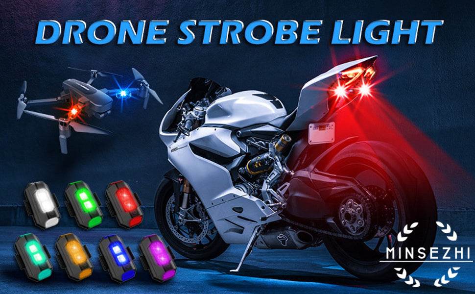 ✨ Elevate Your Ride & Flight with Premium LED Strobe Lights! ✨ - For Bike Car Trucks 1737979752750-6 Indoor String Lights