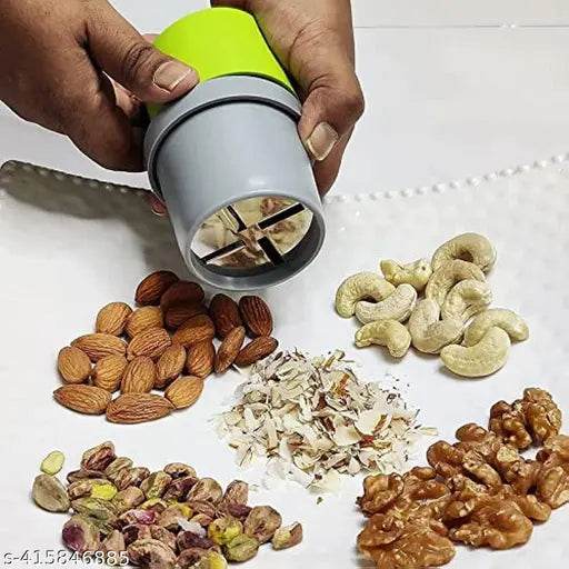 Dry Fruit Cutter & Slicer, Dryfruit Choppers for Kitchen, Dry Fruit Slicer for Kitchen gadgets Almond Slicer Cutter Dryfruit Cutter (Dry Fruits Cutter) - Plastic, Multicolor 1738937419240-97 Kitchen Tool Sets