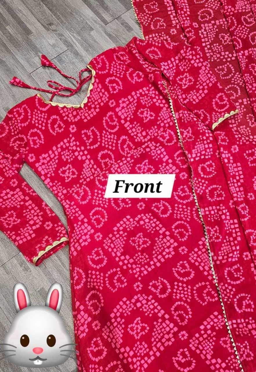 Women'S Red Bandhani Styles Gown 1739258125086-WhatsApp-20Image-202025-02-11-20at-2010-16-10-20AM-_3 Womens Gown