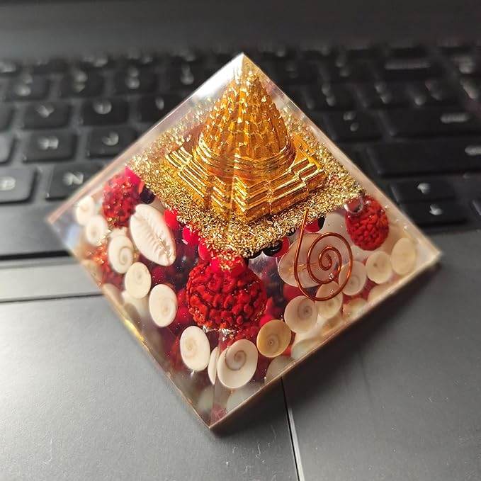 Laxmi Pyramid for Attracting Wealth Prosperity, Money, Success, Good Health, Peace, Harmony, Abundance, Good Luck and New Opportunities 1739874939646-7 Pooja Articles