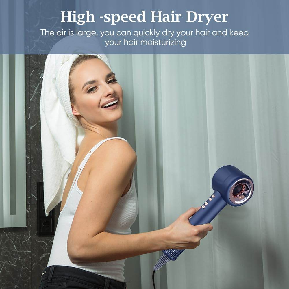 High-Speed 110,000 RPM Hair Dryer – Salon-Quality Styling at Home 1740398456474-29 Hair Dryer