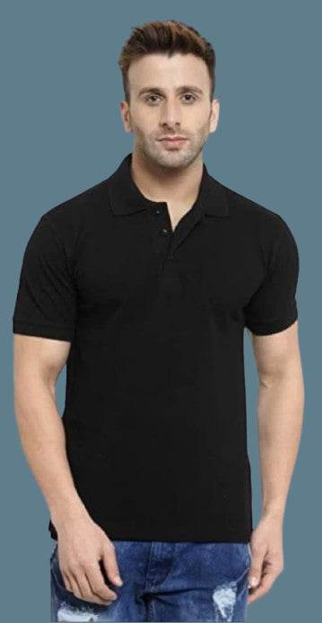 Polo-neck Half Sleeve Designer T-Shirt For Men 1740641745987-49 Mens T-shirts