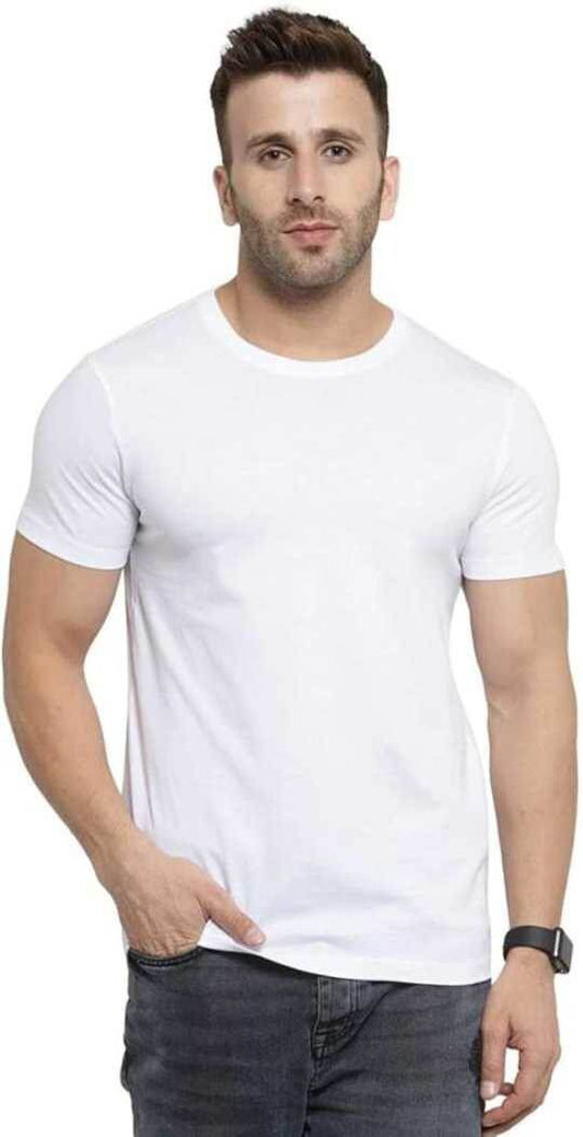 Best Selling Roundneck Half Sleeve Solid T-Shirt_For Summer 1740641746954-118 Mens T-shirts