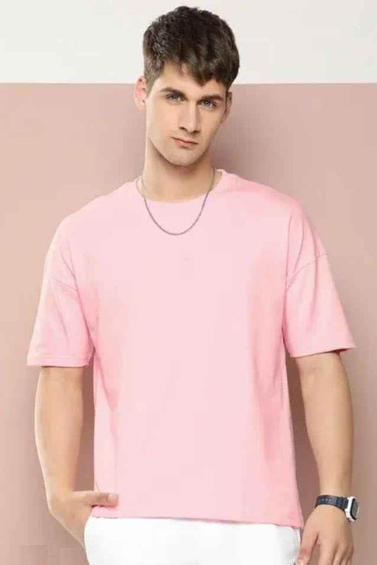 Urbane Fashionable Roundneck Half Sleeve Solid T-Shirt_For Summer 1740641746987-124 Mens T-shirts