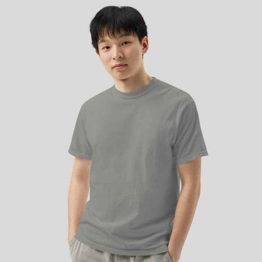 Trendy Fashionable Roundneck Half Sleeve Solid T-Shirt_For Summer 1740641747243-142 Mens T-shirts