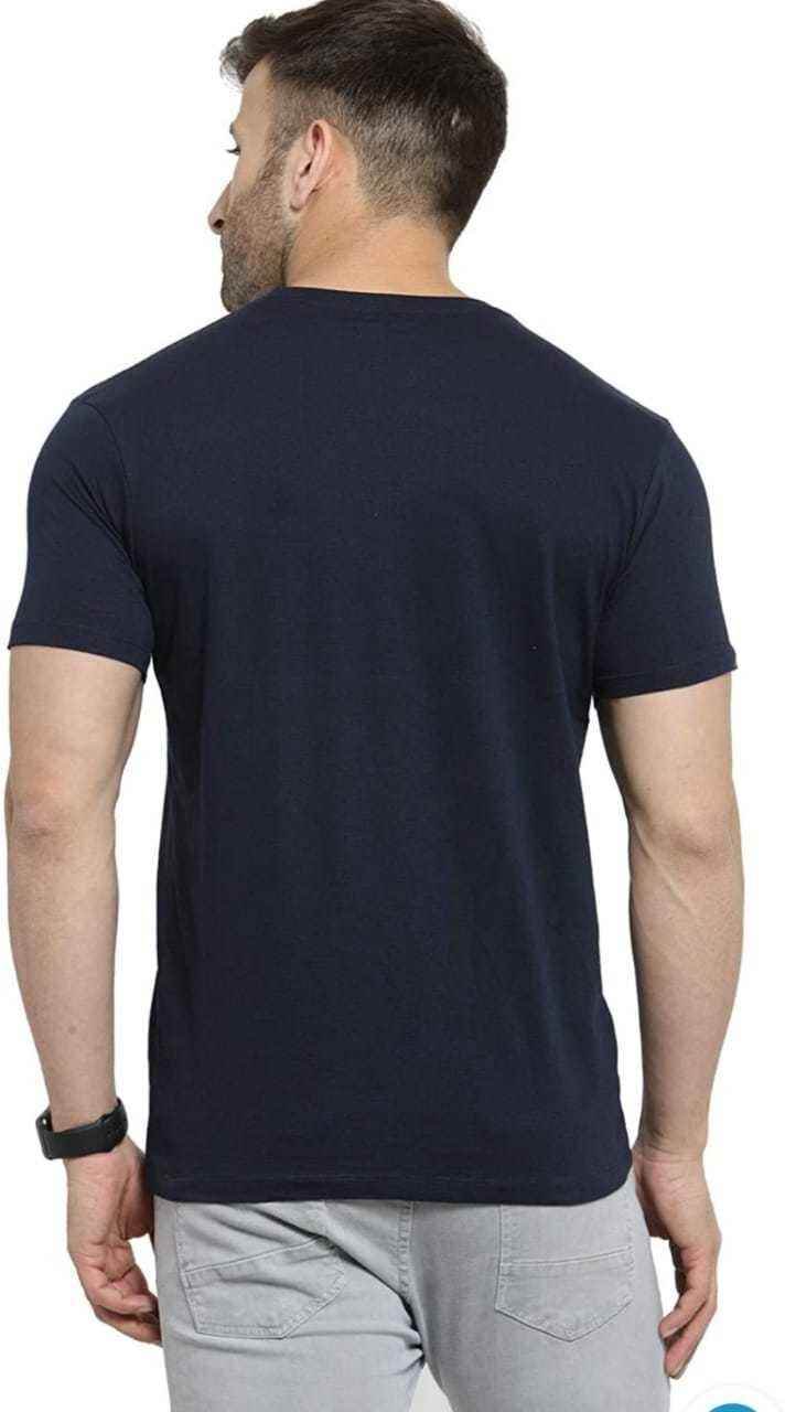Exclusive Roundneck Half Sleeve Solid T-Shirt_For Summer 1740641822983-117 Mens T-shirts