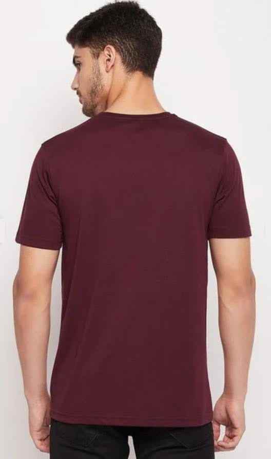 Exclusive Roundneck Half Sleeve Solid T-Shirt_For Summer 1740642251903-112 Mens T-shirts