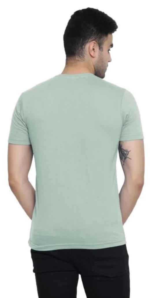 Classic Partywear Roundneck Half Sleeve Solid T-Shirt_For Summer 1740642251932-118 Mens T-shirts