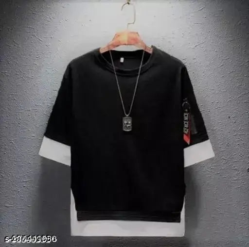 Hip Hop "Tshirt" for Men Black 1740978686896-26 Mens T-shirts