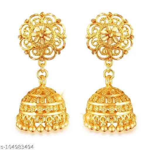 Stylish Golden Jummer 1741062018206-6 Womens Earrings & Studs