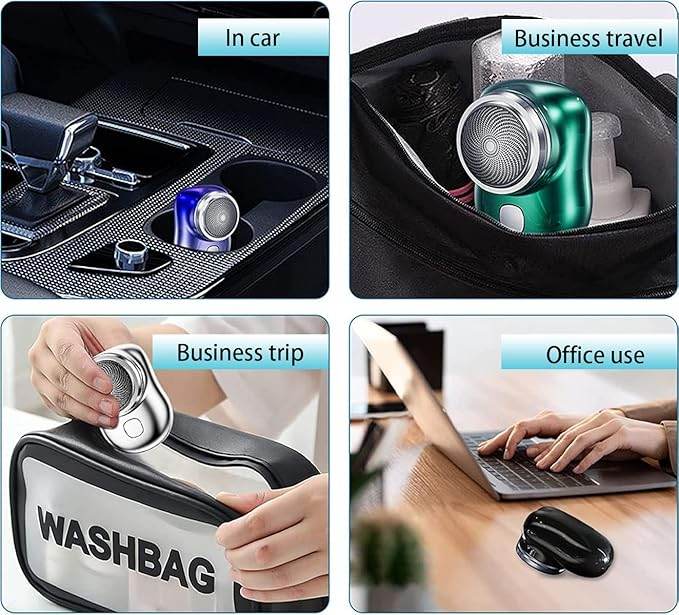 Mini-Shave Portable Electric Shaver, 2023 New Upgrade Mini Electric Razor Shavers for Men 1741087923137-24 Shavers