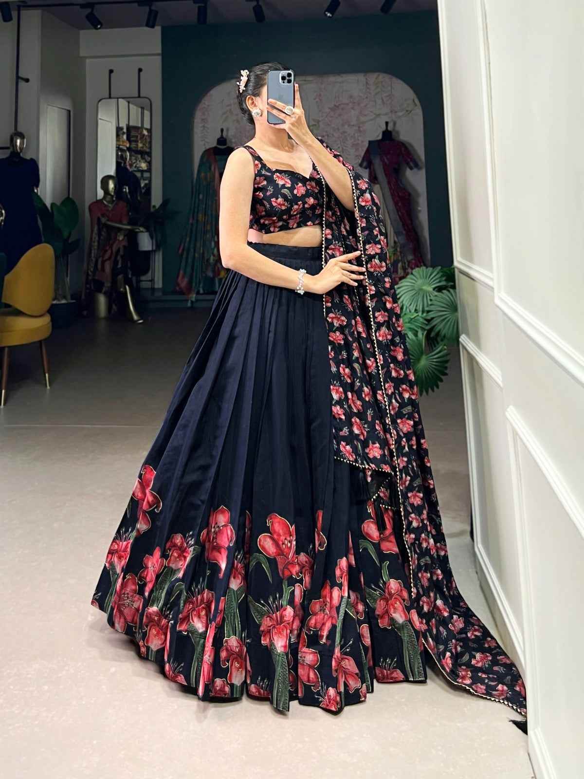 The Perfect Blend of Tradition And Sparkle Lehenga Choli 1741352040940-3 Womens Lehenga Choli