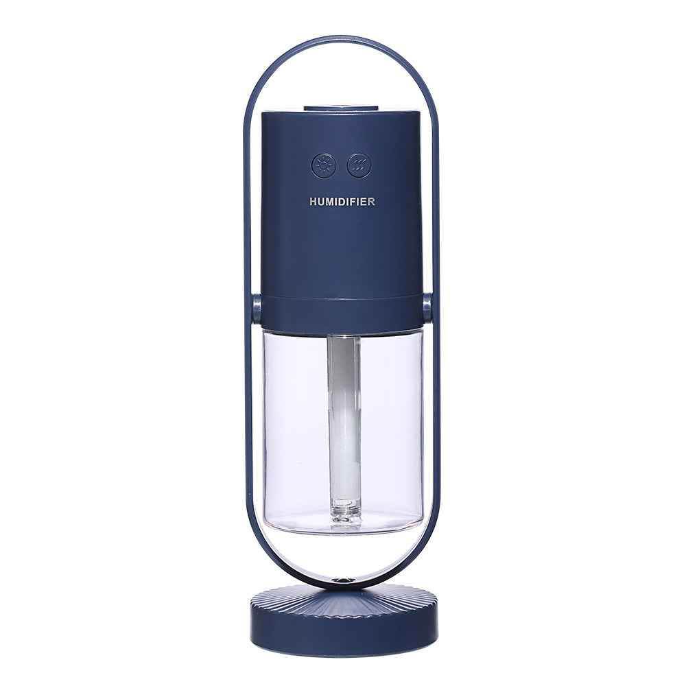 Dark blue USB Magic Shadow USB Air Humidifier For Home With Projection Night Lights Ultrasonic Car Mist Maker Mini Office Air Purifier 200387297490 Print Material