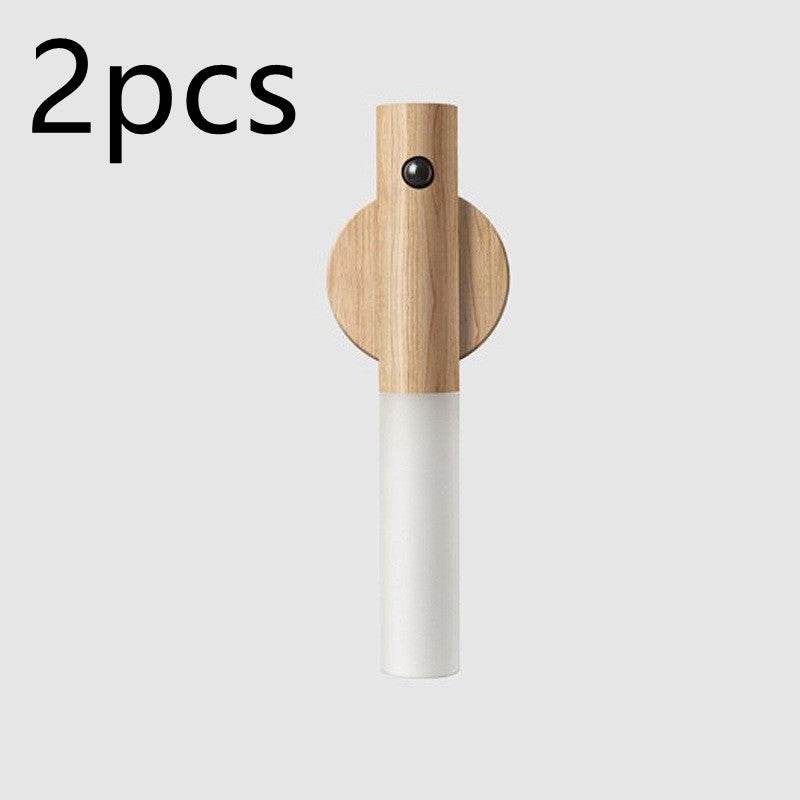 Auto LED USB Magnetic Wood Wireless Night Light Corridors Porch Lights PIR Motion Sensor Wall Light Cabinet Lamp 203766dd-622e-4449-80f7-69816532f0cd Print Material