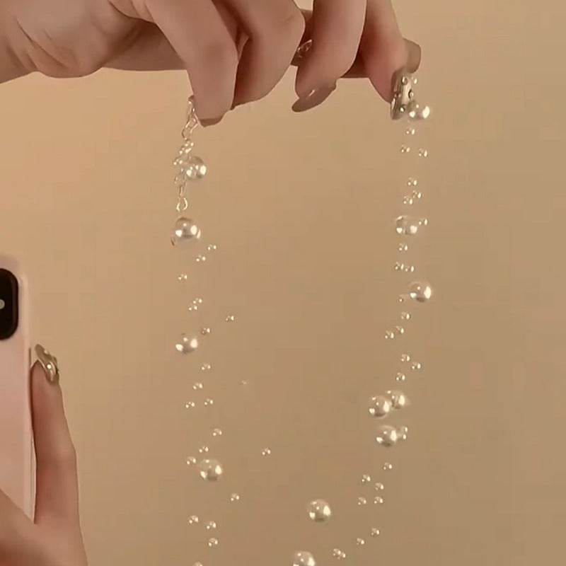 Women's Multi-layer Pearl Necklace Clavicle Chain 247e44ca-da46-4a56-a941-03b6d68b3be7 Print Material