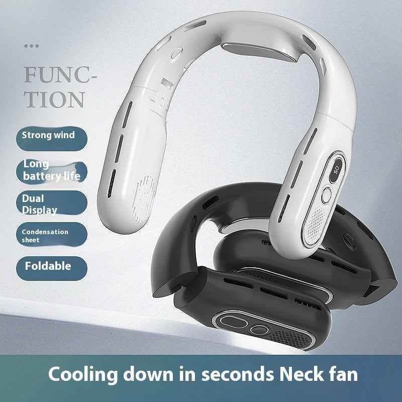 Portable Bladeless Hanging Neck Fan – Rechargeable, Lightweight & Ultra-Quiet Personal Cooling Fan 24d1490c-a0d7-4e44-91d9-494bdd93e5d6