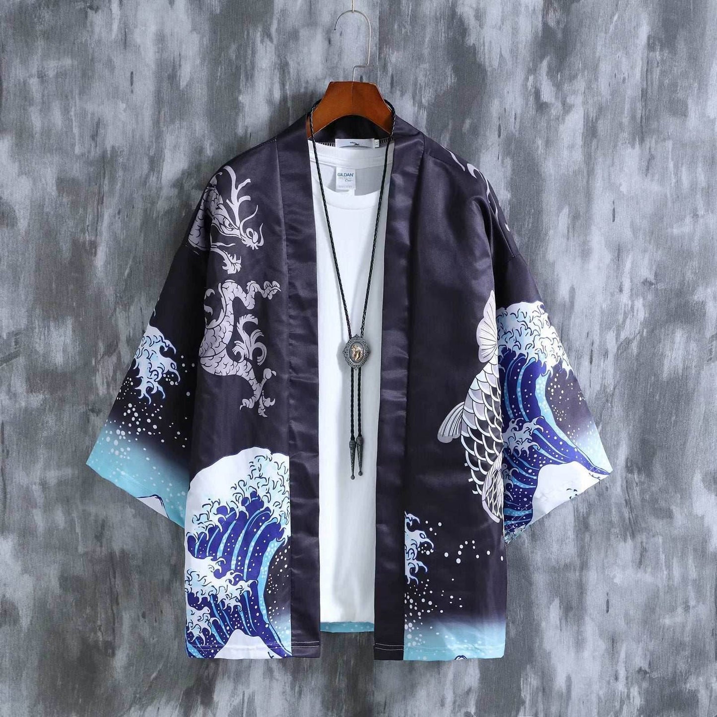 Black China Wind Wave Cardigan 2913870472025-_5