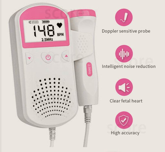 Fetal Heart Rate Monitor Home Pregnancy Baby Fetal Sound Heart Rate Detector 3118040436705