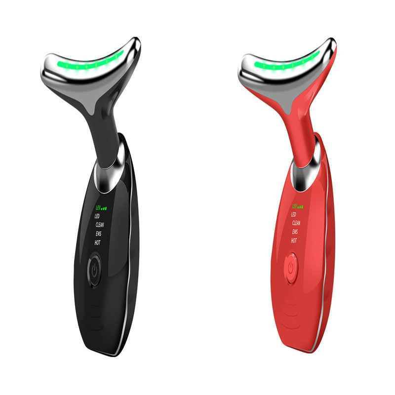 Neck Face Beauty Device Colorful LED Photon Therapy Skin Tighten Reduce Double Chin Anti Wrinkle Remove Lifting Massager 328b1be7-8ac4-42c6-b433-9a7df8848d4c Print Material