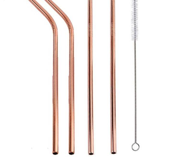 Colourful Reusable Stainless Steel Straws 3326845619853 Print Material