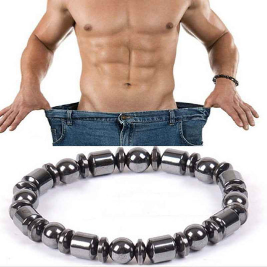 Weight Loss Black Stone Magnetic Therapy Braclet 344382119440 Print Material