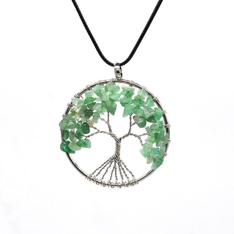 Green Rope Kabala Life Tree necklace 360170560065