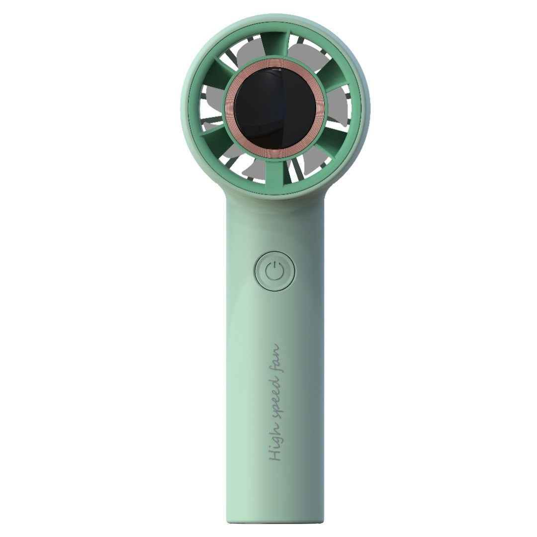 Green 4000 MA Mini Usb Digital Display Violent Electric Fan 369062f0-6f2c-46d1-833f-b59c606fffda_trans Print Material
