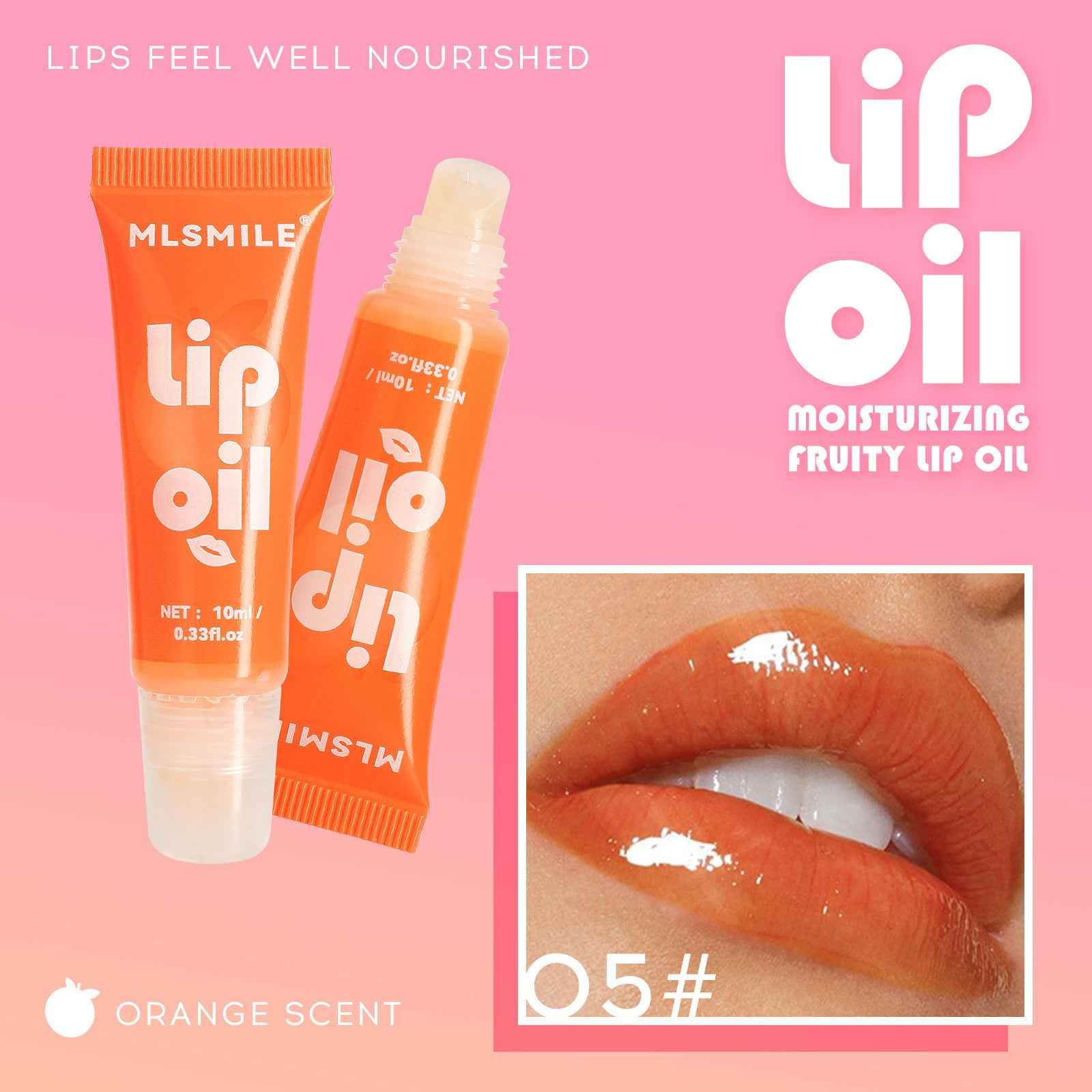 05color 10ml Moisturizing Water Light Mirror Lip Gloss Fruit Flavor Lip Gloss 3eccc8e0-3a2b-401e-ab8c-8e640e3821b1 Print Material