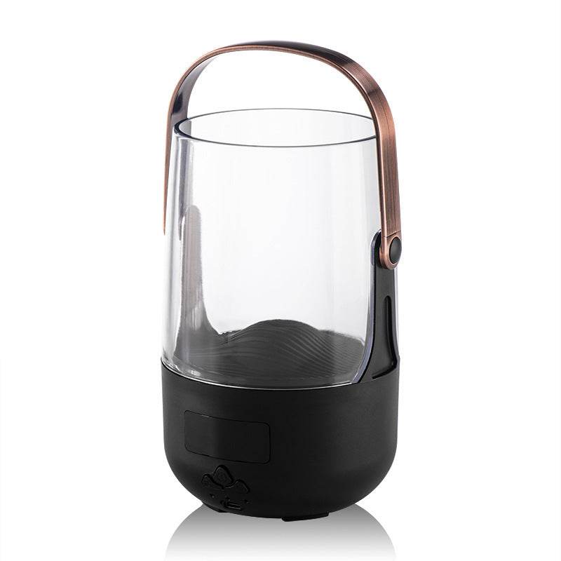 J190 Black Aroma Diffuser USB TypeC Creative Flame Aroma Diffuser Home Office Humidifier 426bac5c-e041-4a61-b29b-e9db10363b85 Print Material
